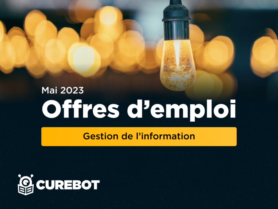Tour d'horizons des offres d'emploi - Mai 2023