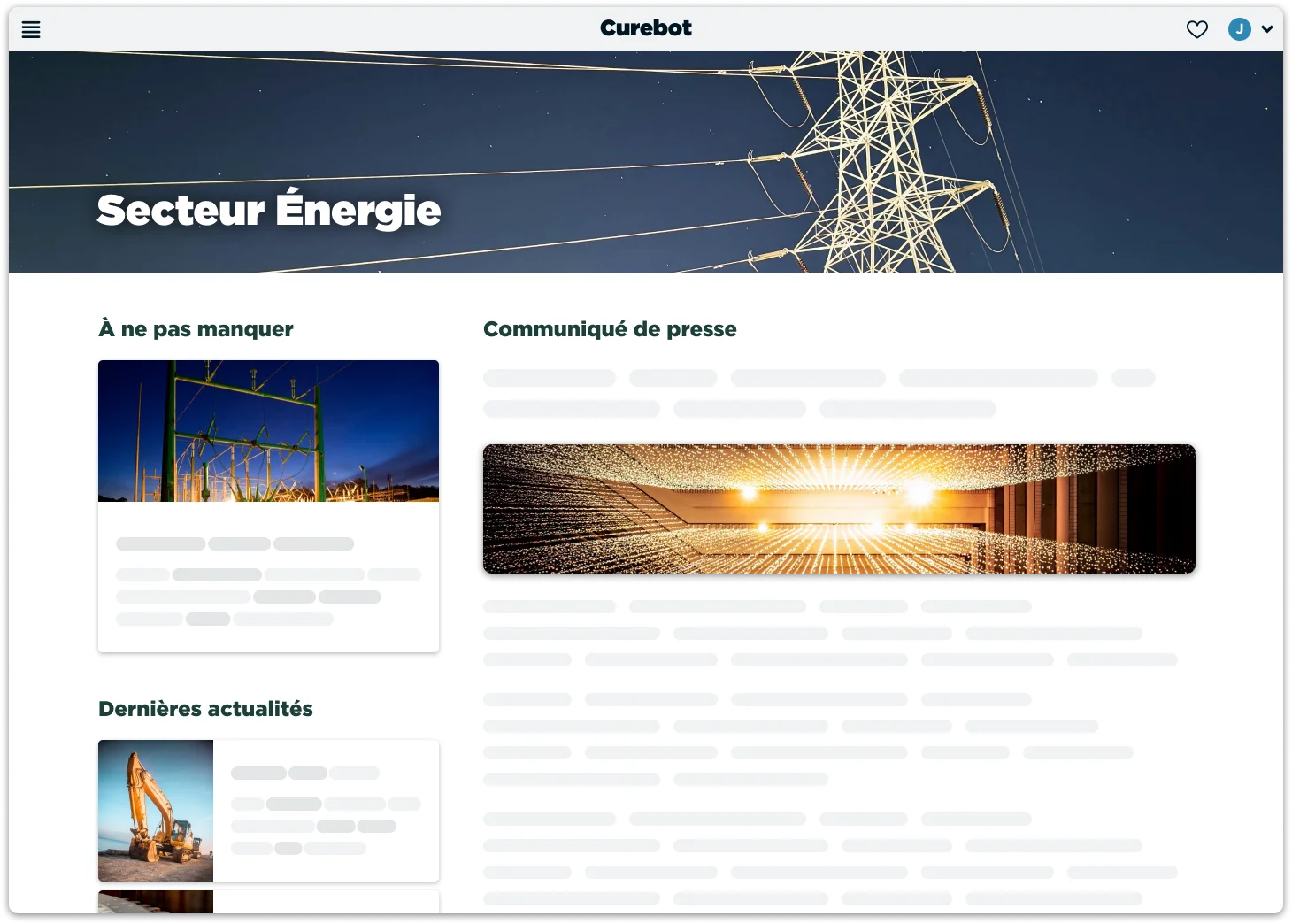 Dashboard en veille collaborative : secteur énergie